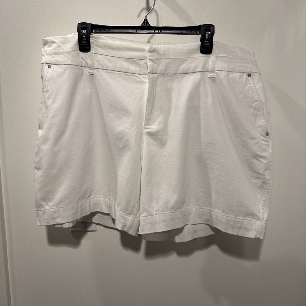 Classic White Women's Shorts - Picture 2 of 7